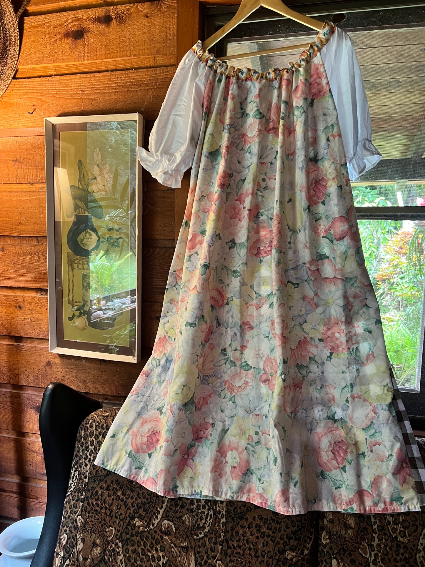 Cocoa Blue Gingham Smock