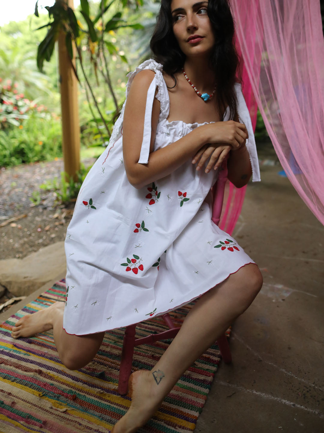 Strawberry Mini Smock