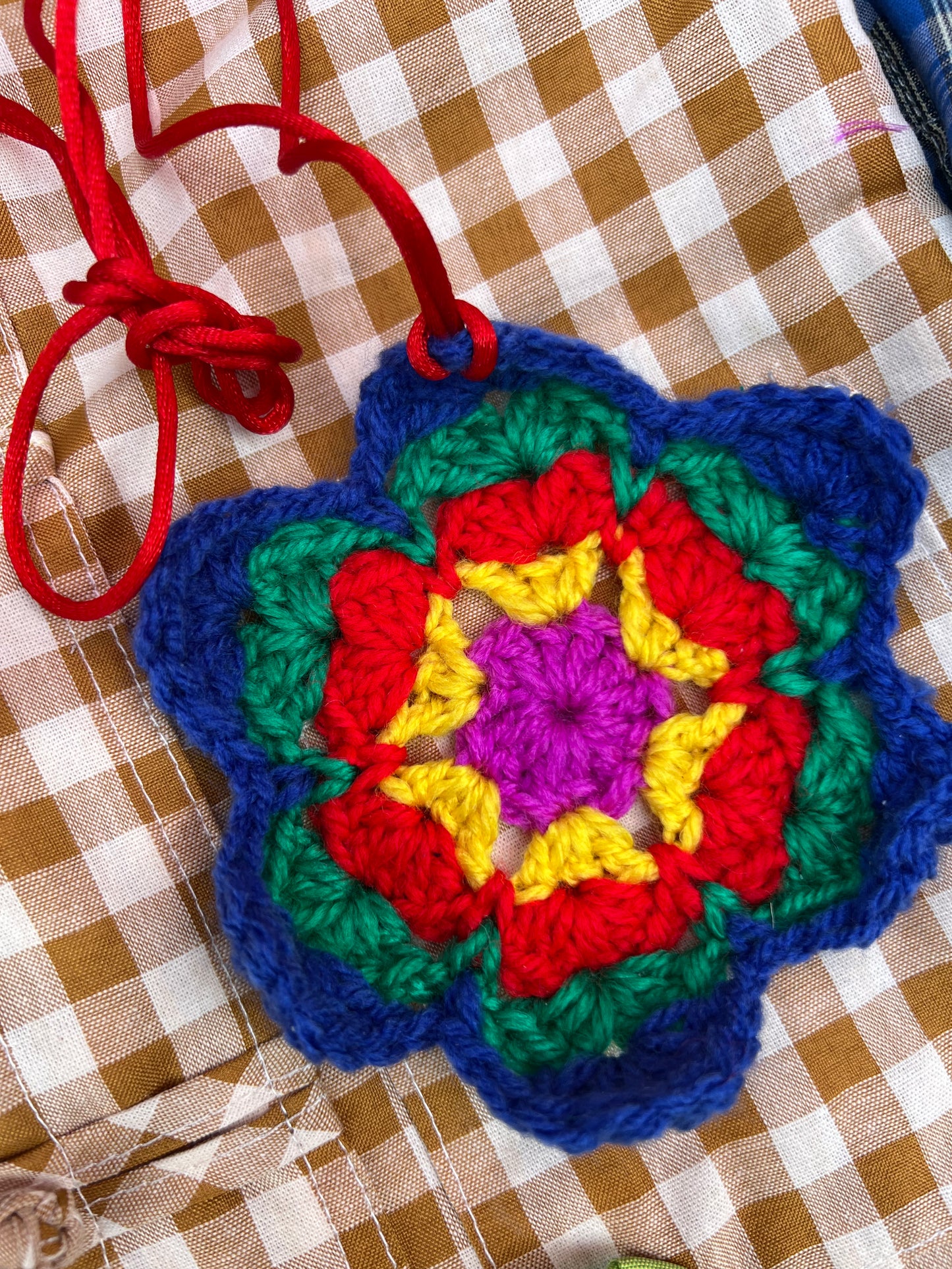 Mandala Crochet Necklace