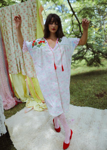 Strawberry Pink Daisy Dress