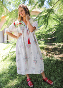 Strawberry Red Daisy Dress