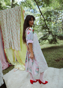 Strawberry Pink Daisy Dress