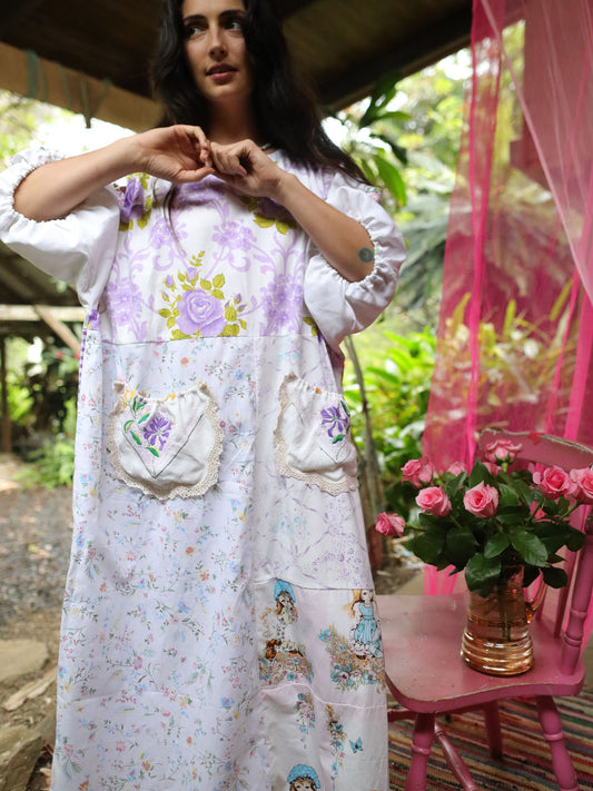 Clover Smock Dress - Lilac
