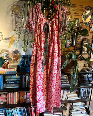 Patchwork Coral Dress