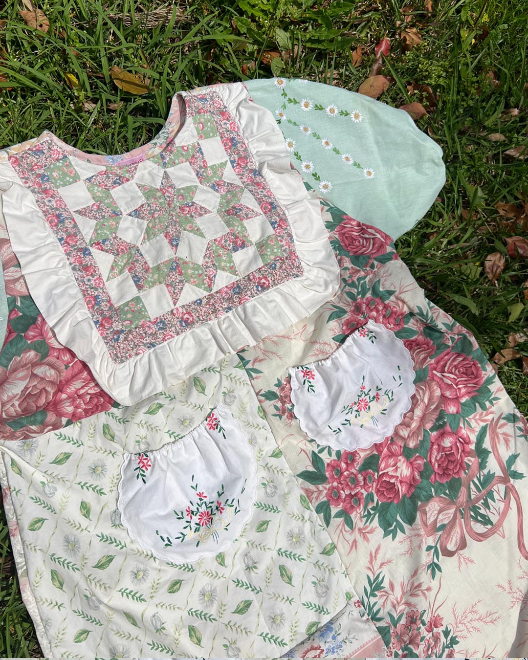 Quilt Top Dress - Rose