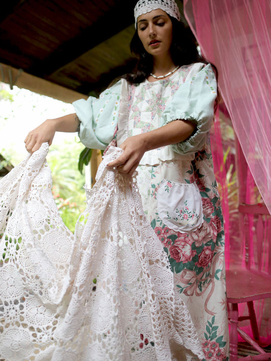 Quilt Top Dress - Rose