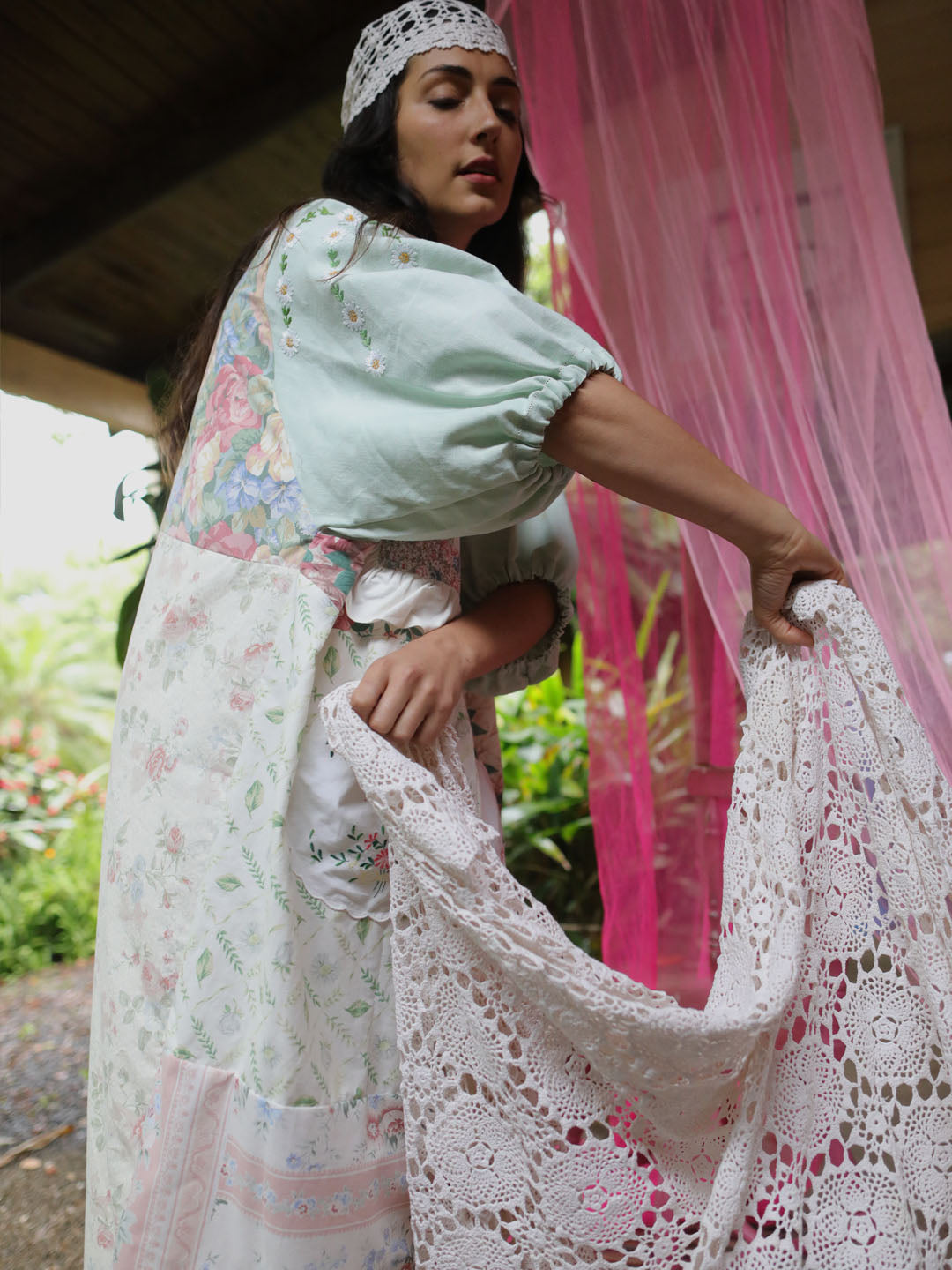 Quilt Top Dress - Rose