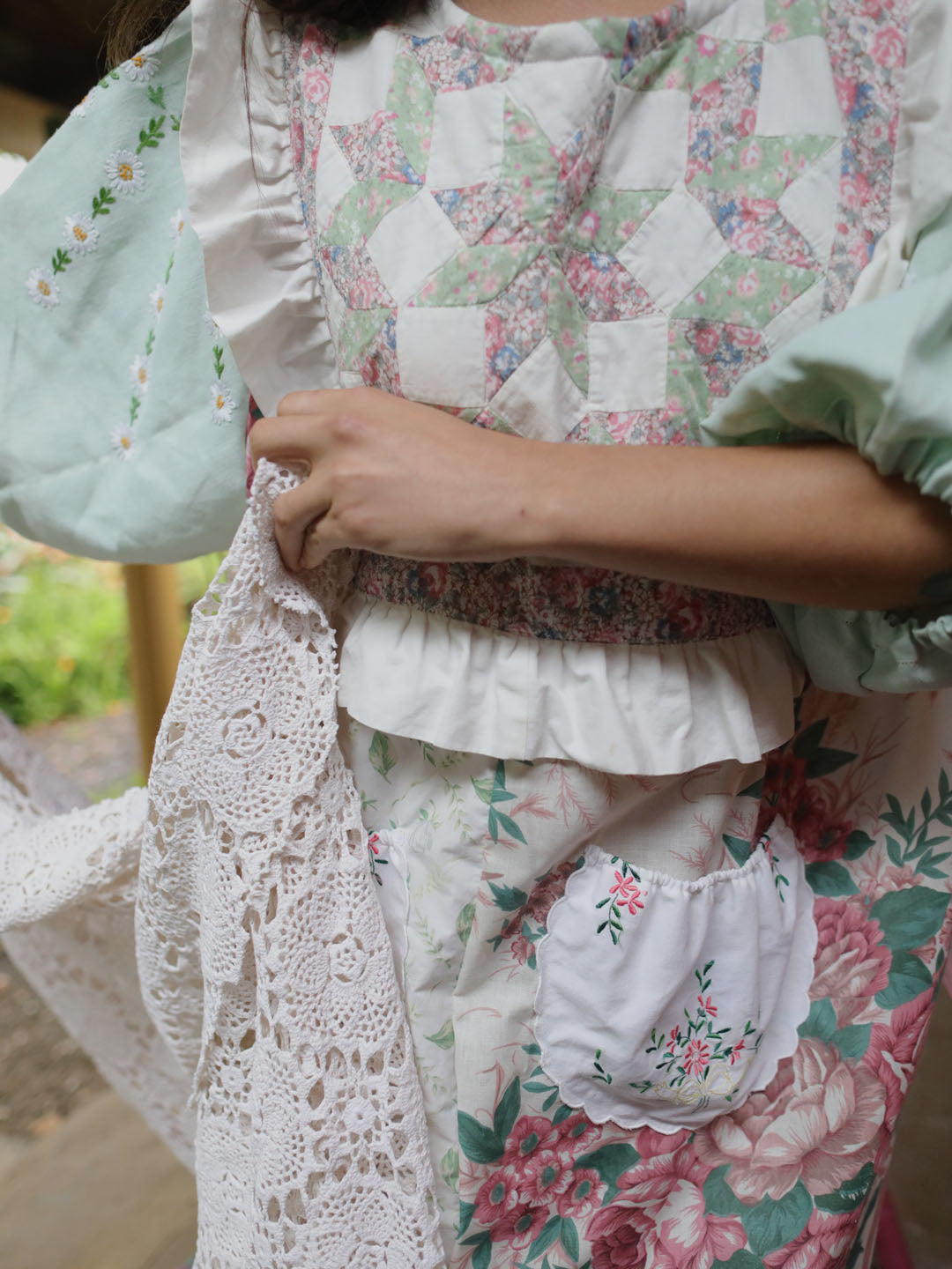 Quilt Top Dress - Rose