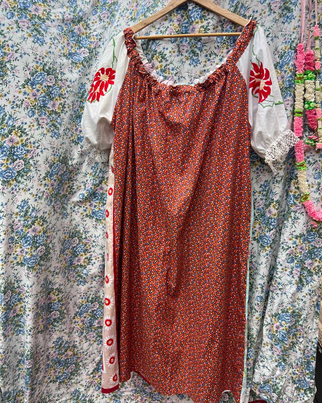 Red Orchid Astrid Smock