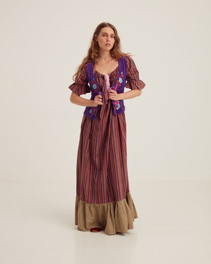 Wine Tiramisu Dress