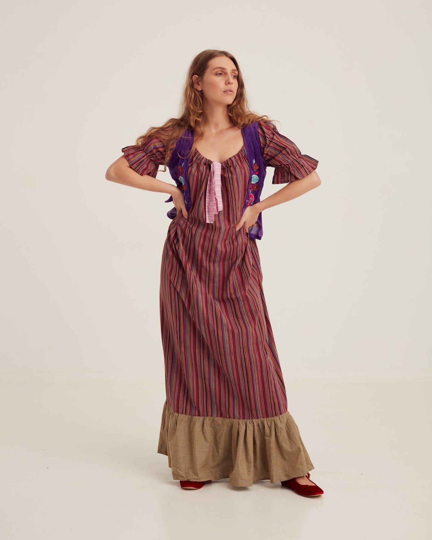 Wine Tiramisu Dress