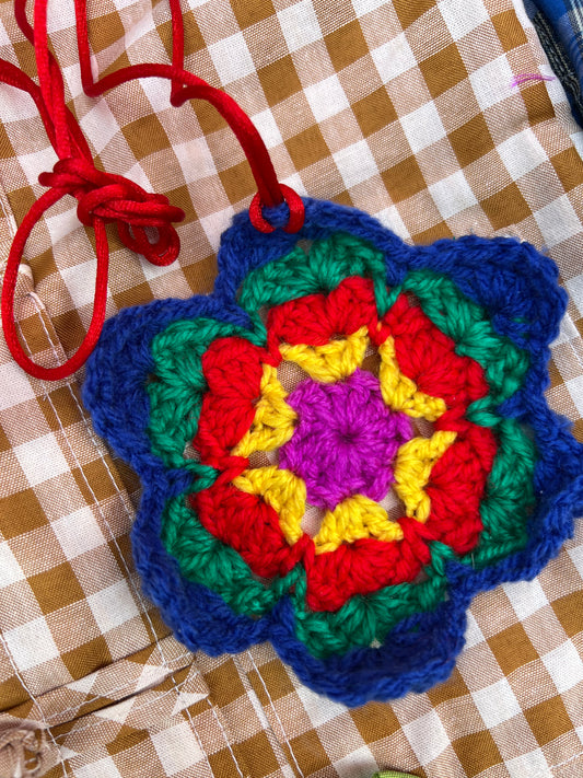 Mandala Crochet Necklace